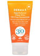Derma E Sun Defense Clear Zinc Sunscreen SPF30 Face - 56g