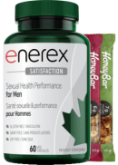 Enerex Botanicals Satisfaction For Men - 60 V-Caps + BONUS