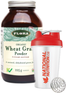 Wheat Grass Powder - 225g + BONUS - Flora