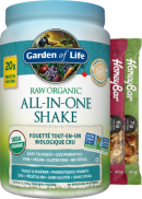 Garden of Life All-In-One Nutritional Shake (Lightly Sweet) - 2lbs + BONUS