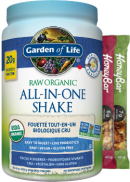 Garden of Life All-In-One Nutritional Shake (Vanilla) - 2lbs + BONUS