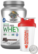 Garden of Life Sport Certified Grass Fed Whey (Chocolate) - 672g + BONUS