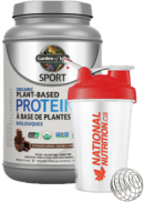 Garden of Life Sport Organic Plant Based Protein (Chocolate) - 840g + BONUS