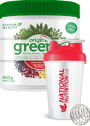 Genuine Health Greens+ Original (Natural Mixed Berry) - 450g + BONUS