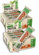 Iron Vegan Sprouted Protein (Sweet And Salty Caramel) - 12 + 12 Bars FREE!