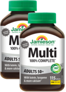 Jamieson Multi 100% Complete Adult 50+ - 115 + 115 Caps FREE (Exp. June 2026)
