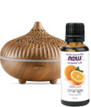 Le Comptoir Aroma Mini Batur Recycled Bamboo Ultrasonic Diffuser - 1 Unit + BONUS