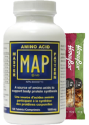 Master Amino Pattern Master Amino Acid Pattern (MAP) Dietary Supplement 1,000mg - 120 Tabs + BONUS