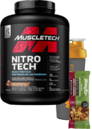 MuscleTech Nitro Tech Whey Protein (Milk Chocolate) - 2.27kg + BONUS