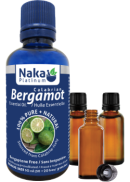 Naka 100% Pure Bergamot Essential Oil (Bergaptene Free) - 50ml + BONUS