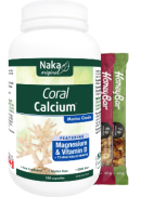 Naka Coral Calcium - 180 Caps + BONUS