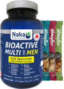 Naka BioActive Multi Men - 120 V-Caps + BONUS