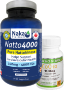 Naka Natto 4000 - 120 V-Caps + BONUS