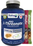 Naka Platinum Pro L-Threonate Magnesium 144mg - 120 V-Caps + BONUS