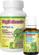Natural Factors Big Friends Multi Probiotic - 60g + BONUS