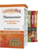 Natural Factors CurcuminRich Theracurmin Turmeric Root 30mg - 60 V-Caps + BONUS