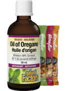 Natural Factors Organic Oregano Oil - 60ml + BONUS