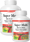 Natural Factors Super Multi Iron Free - 180 + 90 Tabs FREE