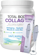 Natural Factors Total Body Collagen (Unflavoured) - 500g + BONUS