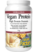 Natural Factors Vegan Protein (Vanilla Bean) - 1kg