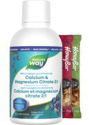 Nature's Way Calcium & Magnesium Citrate 2:1 With Vitamin K2 And Collagen (Blueberry) - 500ml + BONUS
