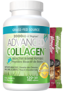 Naturopathic Labs Advanced Collagen (Grass Fed Bovine Source) 500mg - 150 Caps + BONUS