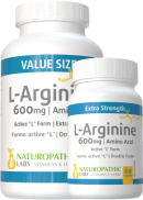 Naturopathic Labs L-Arginine 600mg - 240 V-Caps + 60 V-Caps FREE