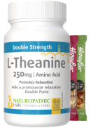 Naturopathic Labs L-Theanine 250mg - 60 V-Caps + BONUS