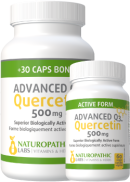 Naturopathic Labs Quercetin (Advanced Q3) 500mg - 120 + 60 Caps FREE