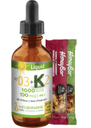 Naturopathic Labs Vitamin D3 1000iu + K2 100mcg Liquid - 30ml + BONUS