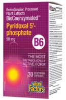 Natural Factors Pyridoxal 5'phosphate (B-6) 50mg - 30 V-Caps