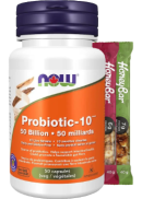 Now Probiotic-10 (50 Billion) - 50 V-Caps + BONUS