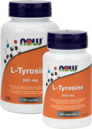 Now L-Tyrosine 500mg - 120 + 60 Caps FREE