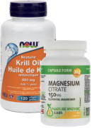 Now Neptune Krill Oil 500mg - 120 Softgels + BONUS
