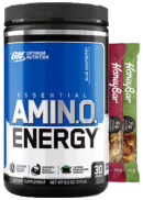 Optimum Nutrition Amino Energy (Blue Raspberry) - 30 Servings + BONUS