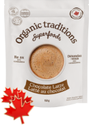 Organic Traditions Chocolate Latte With Ashwagandha And Probiotics - 150g + BONUS
