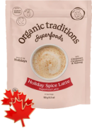 Organic Traditions Holiday Spice Latte - 150g + BONUS