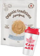 Organic Traditions Maca Men's Powder With Probiotics (Organic) - 150g + BONUS