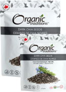 Organic Traditions Organic Chia Seeds (Dark) - 454 + 227g FREE