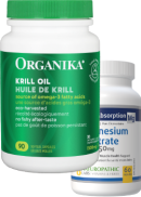 Organika Krill Oil 500mg - 90 Softgels + BONUS