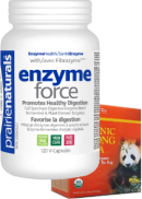 Prairie Naturals Enzyme-Force With Fibrazyme - 120 V-Caps + BONUS