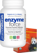 Prairie Naturals Enzyme-Force With Fibrazyme - 120 V-Caps + BONUS