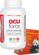 Prairie Naturals Ocu-Force + Lutein - 120 Softgels + BONUS