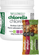 Prairie Naturals Organic Chlorella Broken Cell Wall - 200g + BONUS
