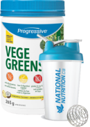 Progressive Nutritionals Vegegreens (Pineapple Coconut) - 265g + BONUS