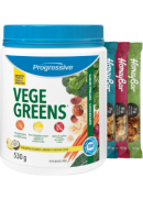 Progressive Nutritionals Vegegreens (Pineapple Coconut) - 530g + BONUS