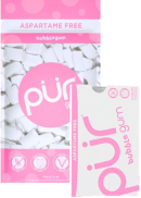 Pur Gum (Bubblegum Aspartame Free) - 77g + 9 Pieces FREE
