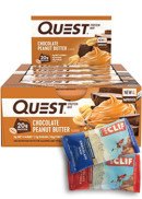 Quest Nutrition Low Carb Protein Bar (Chocolate Peanut Butter) - 12 Bars + BONUS