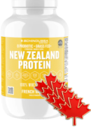 Schinoussa Probiotic New Zealand Protein Whey Isolate (French Vanilla) - 910g + BONUS