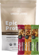 Sprout Living Epic Protein (Complete Coffee, Organic) - 454g + BONUS